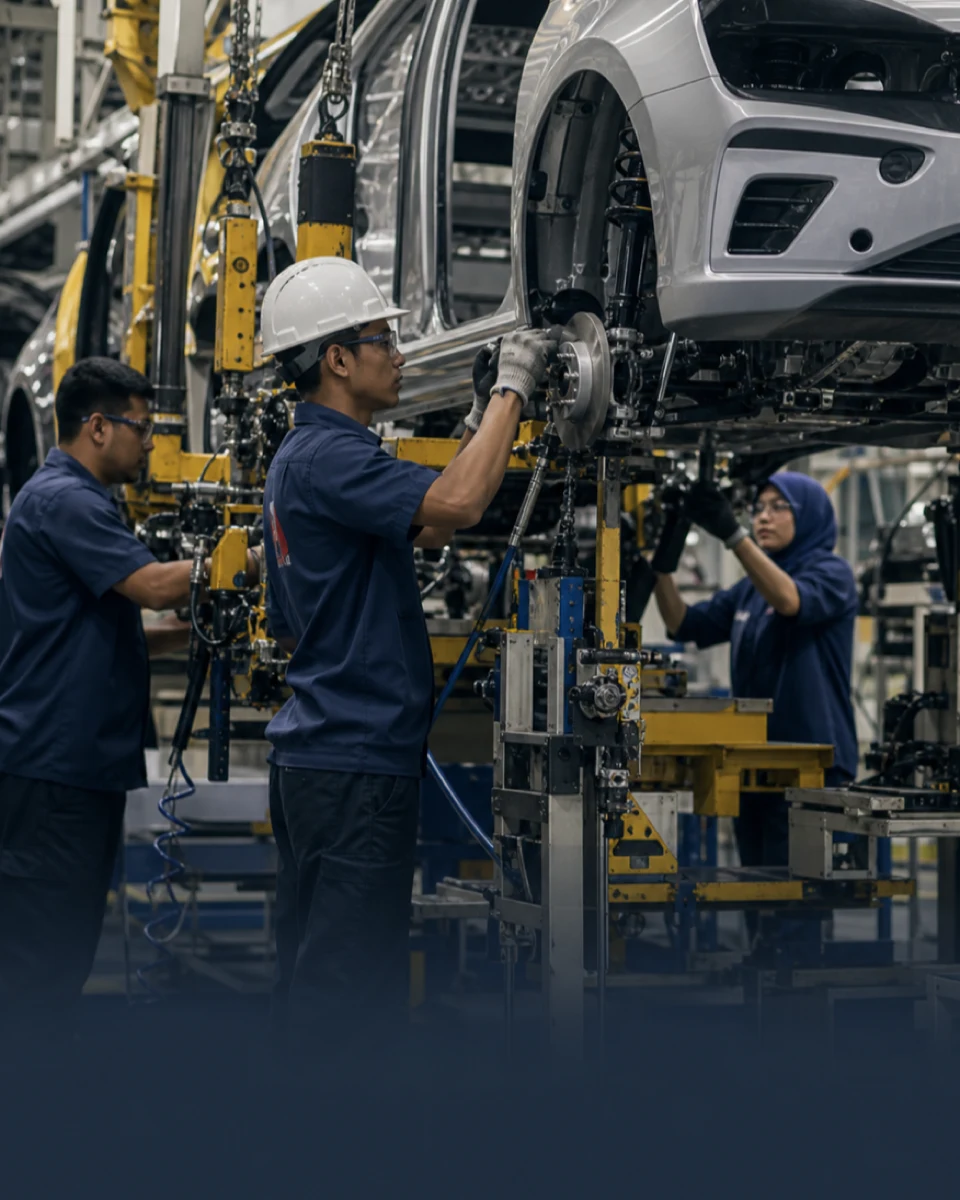 Automotive manufacturing assembly line