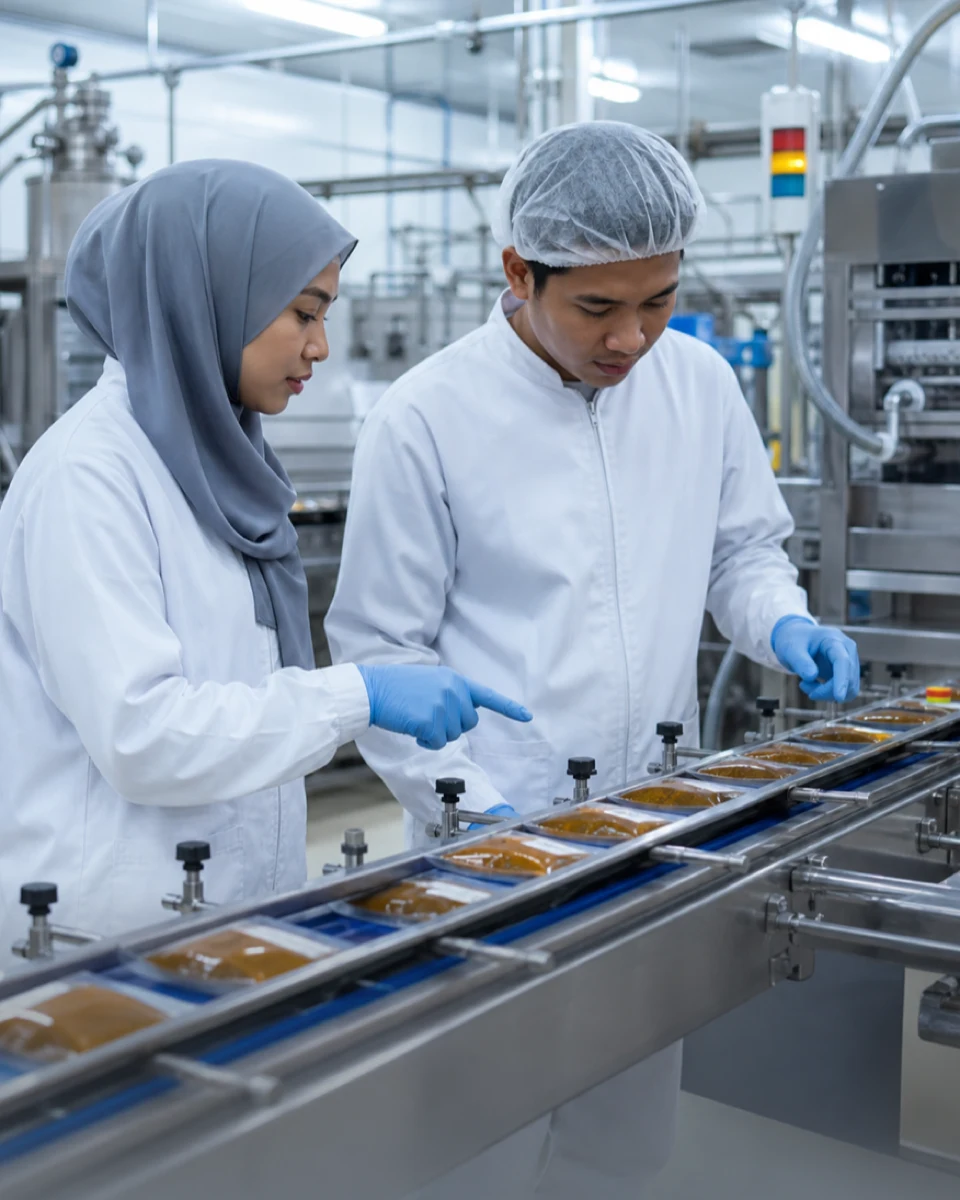 Food and beverage production line