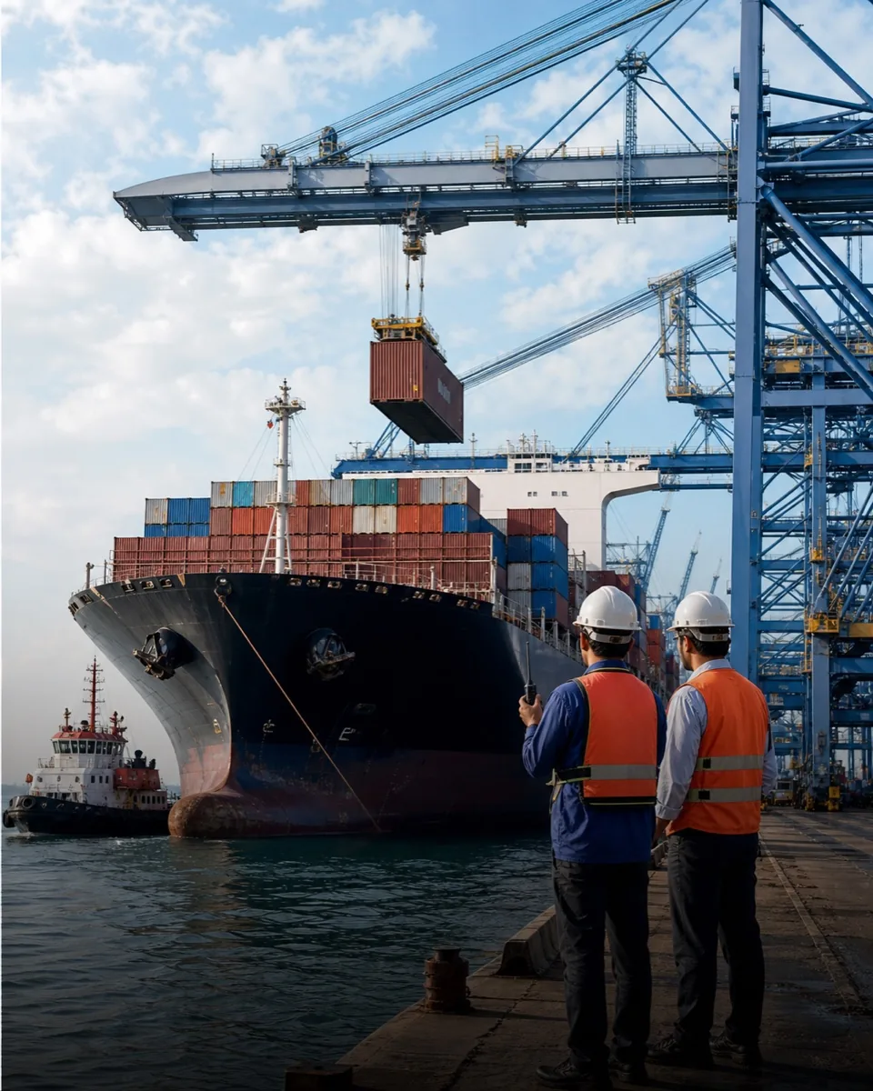Container terminal and marine port operations