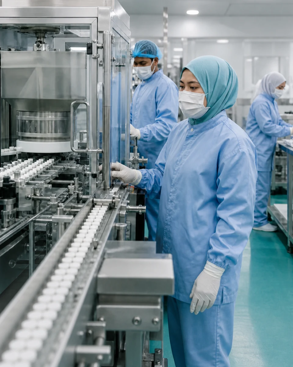 Pharmaceutical production facility