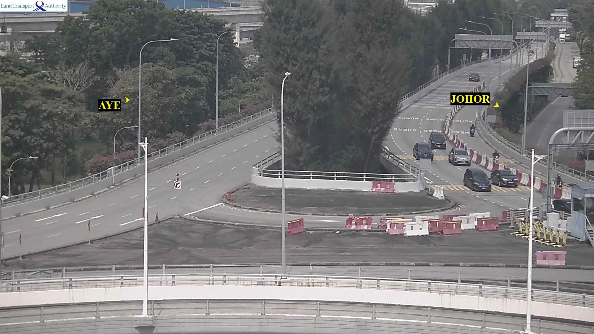 Tuas Checkpoint traffic camera view